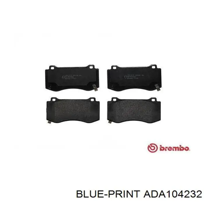 Pastillas de freno delanteras ADA104232 Blue Print