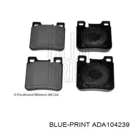 Задние тормозные колодки ADA104239 Blue Print