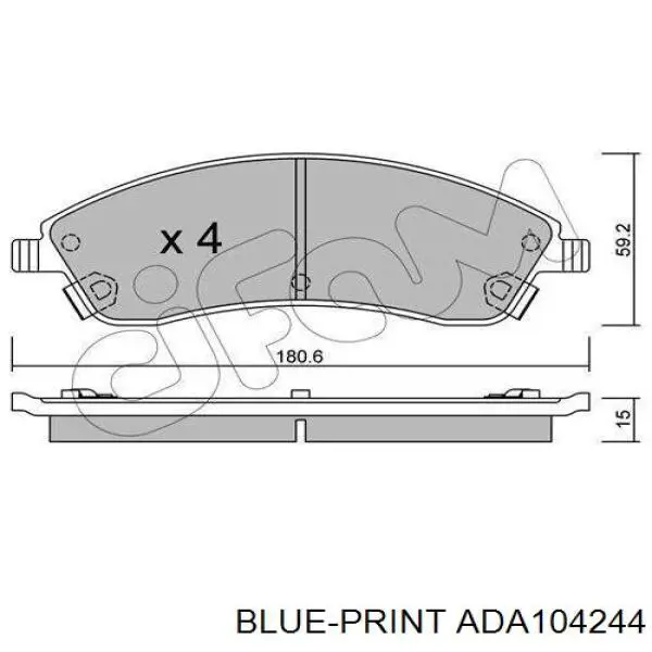 Колодки Centric Parts 10210190 цена, от 44.74 USD