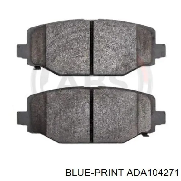 Колодки дисковые  Blue Print ADA104271 цена, от 37.09 USD