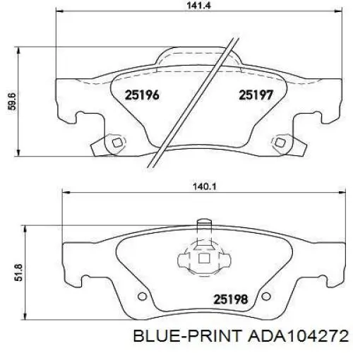 Купить DP41872R EBC Brakes Колодки тормозные задние, дисковые