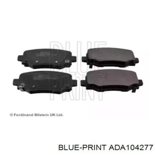 Задние тормозные колодки K2AMV4101AB Fiat/Alfa/Lancia