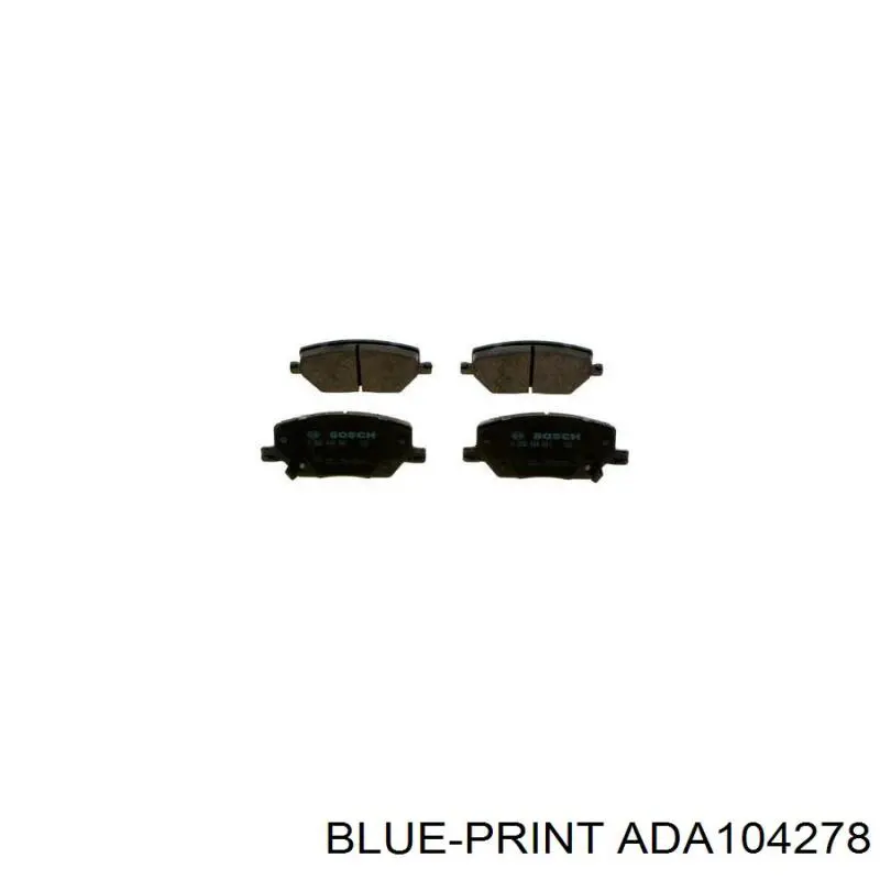 Купить B111421 Denckermann Колодки тормозные