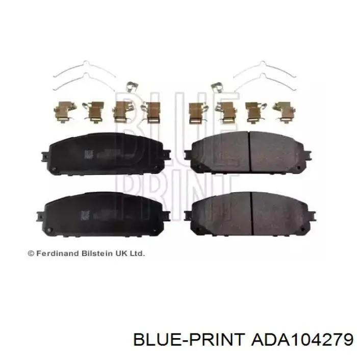 K68227573AB Fiat/Alfa/Lancia колодки тормозные передние дисковые