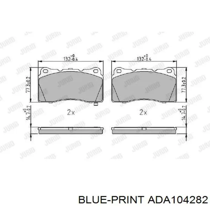 Передние тормозные колодки 410603303R Renault (RVI)