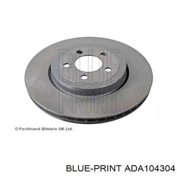 Передние тормозные диски ADA104304 Blue Print