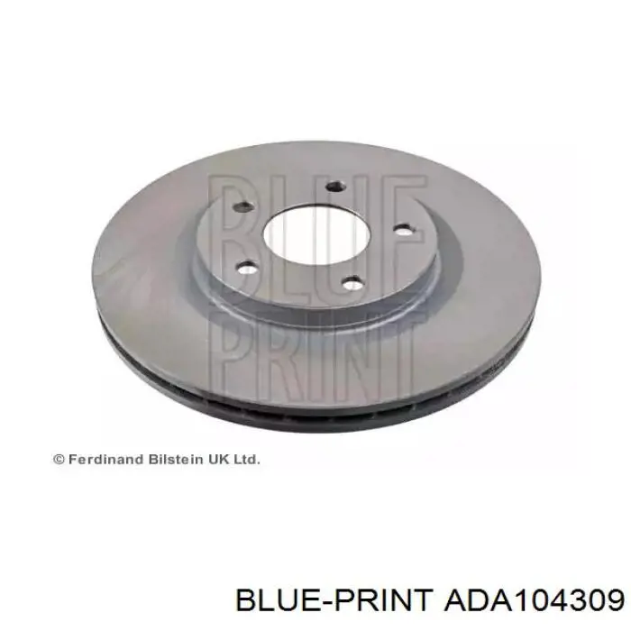 Передние тормозные диски ADA104309 Blue Print