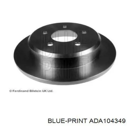 Купить ADA104349 Blue Print Диск тормозной задний