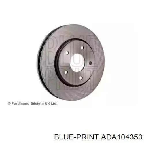 Freno de disco delantero ADA104353 Blue Print