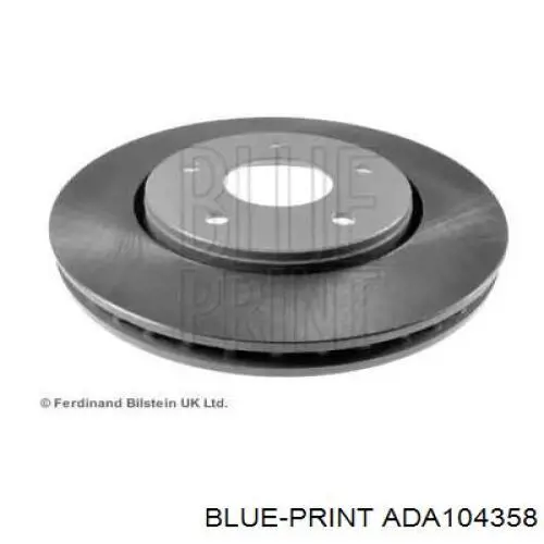 Передние тормозные диски ADA104358 Blue Print