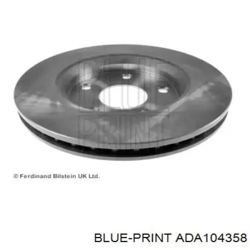 Freno de disco delantero ADA104358 Blue Print