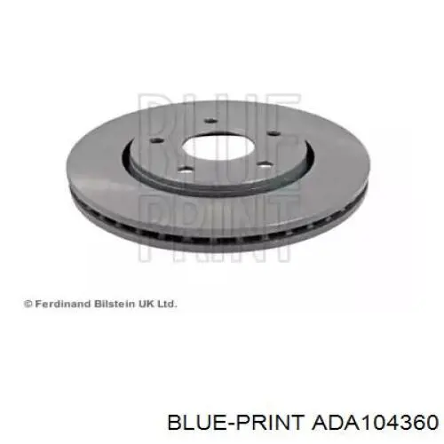 Передние тормозные диски ADA104360 Blue Print