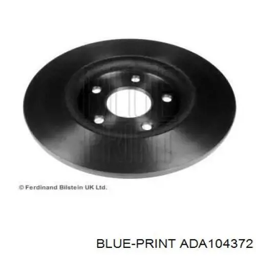 Disco de freno trasero ADA104372 Blue Print