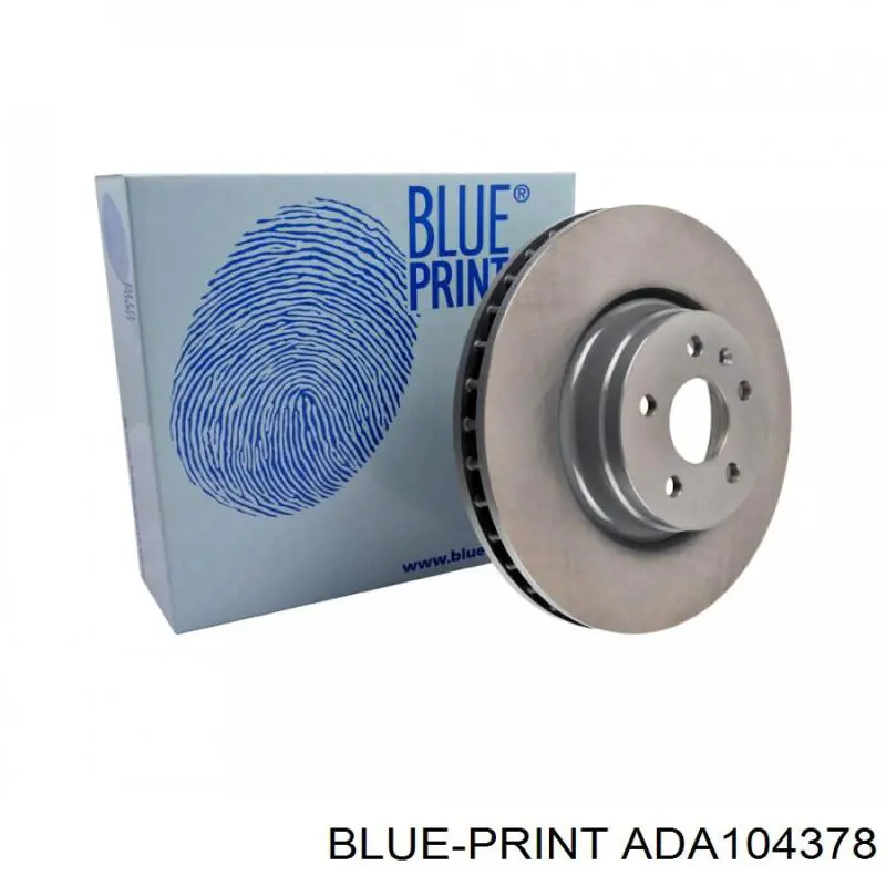 Передние тормозные диски ADA104378 Blue Print