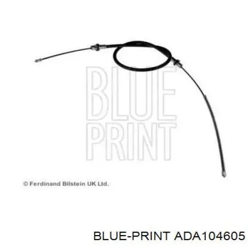 ADA104605 Blue Print трос ручного тормоза задний правый
