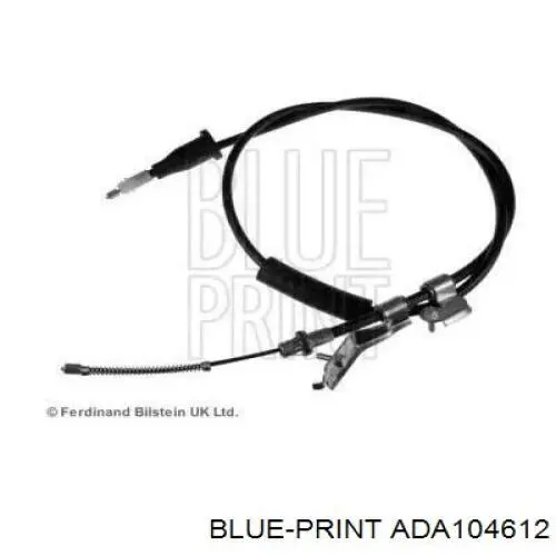 Купить ADA104612 Blue Print Трос стояночного тормоза задний левый