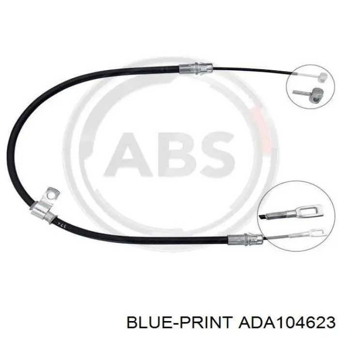 Купить ADA104623 Blue Print Передний трос ручника