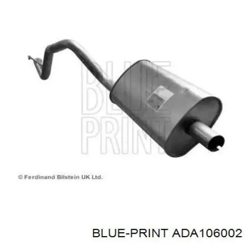 Глушитель задний ADA106002 Blue Print
