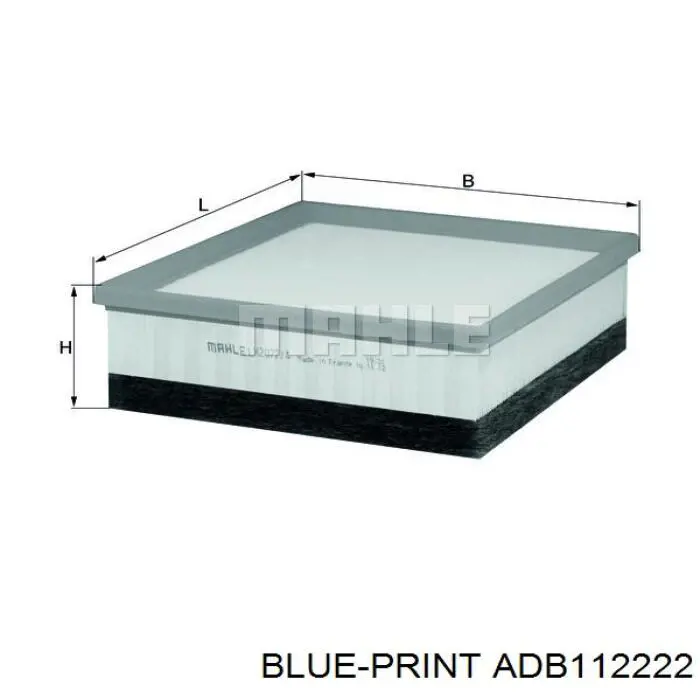 Воздушный фильтр ADB112222 Blue Print