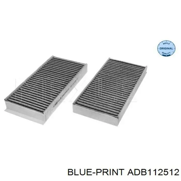 Купить ADB112512 Blue Print Фильтр салона угольный