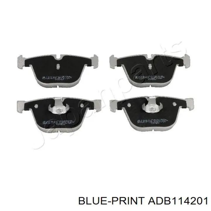 Купить ADB114201 Blue Print Колодки тормозные задние, дисковые