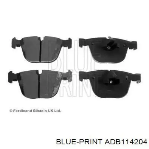 Задние тормозные колодки ADB114204 Blue Print