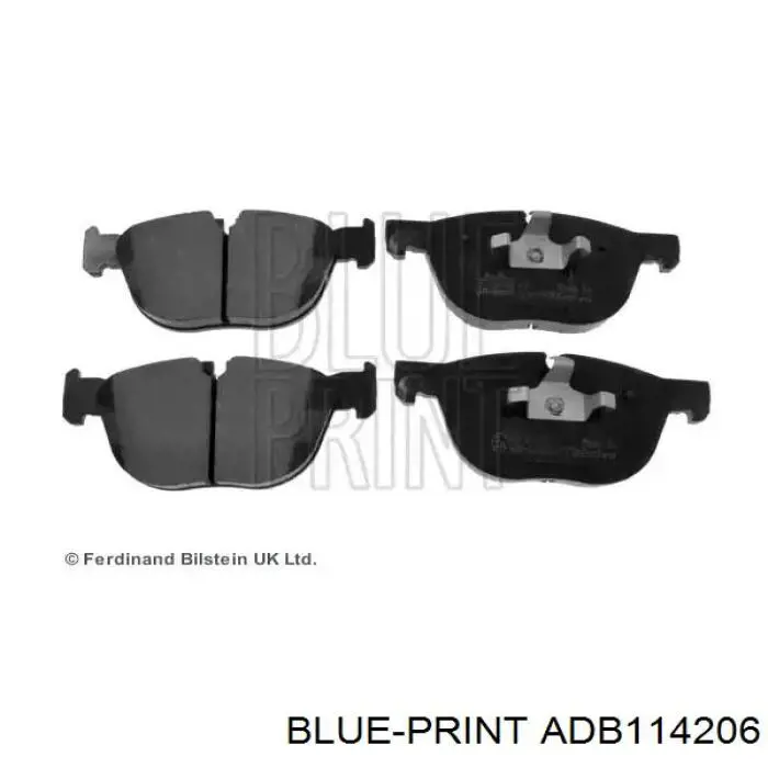 ADB114206 Blue Print Колодки передние