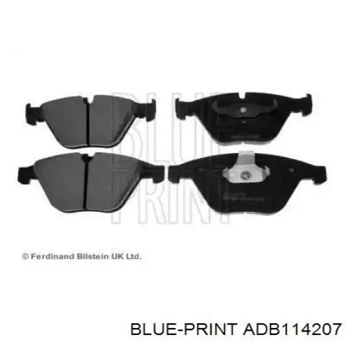 Передние тормозные колодки ADB114207 Blue Print