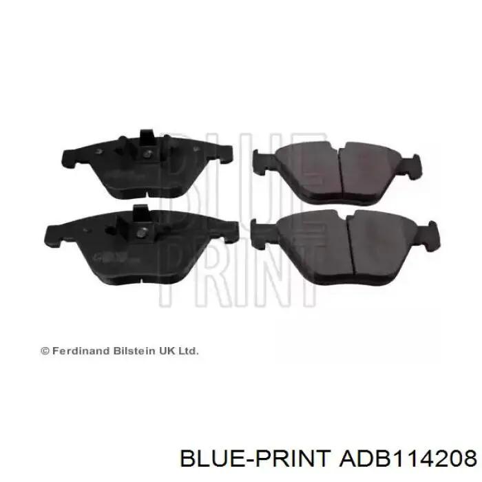 Передние тормозные колодки ADB114208 Blue Print