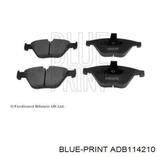 Передние тормозные колодки ADB114210 Blue Print