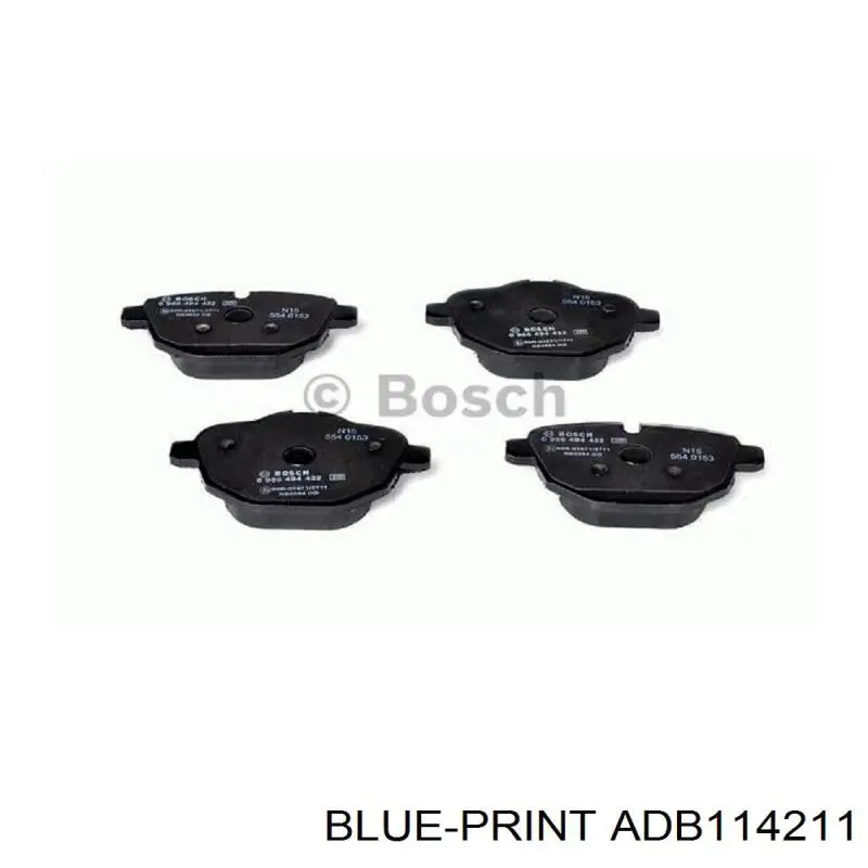 Задние тормозные колодки ADB114211 Blue Print