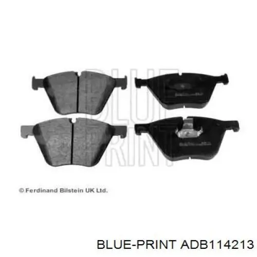 Передние тормозные колодки ADB114213 Blue Print