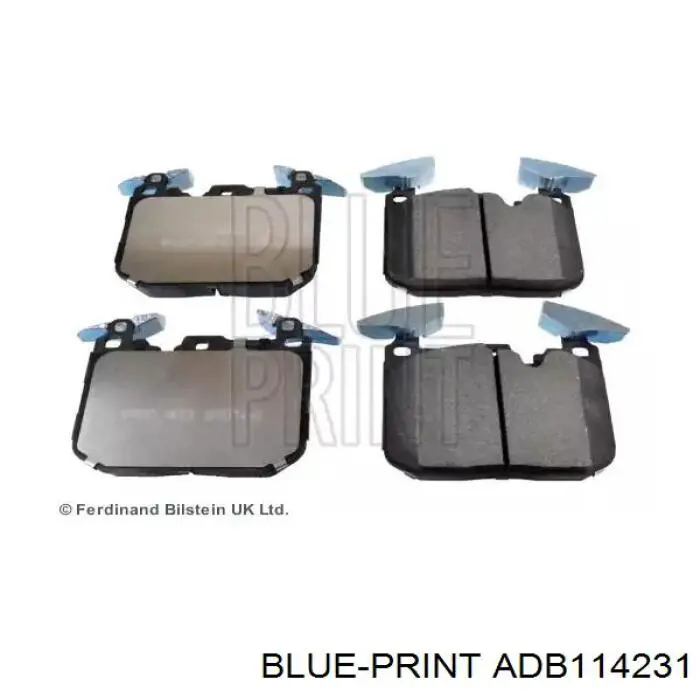 Передние тормозные колодки ADB114231 Blue Print