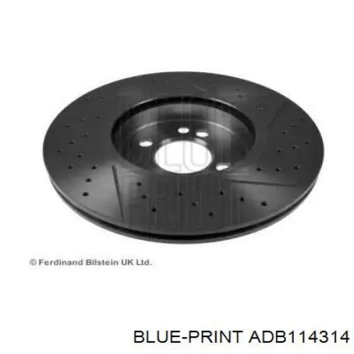 Freno de disco delantero ADB114314 Blue Print