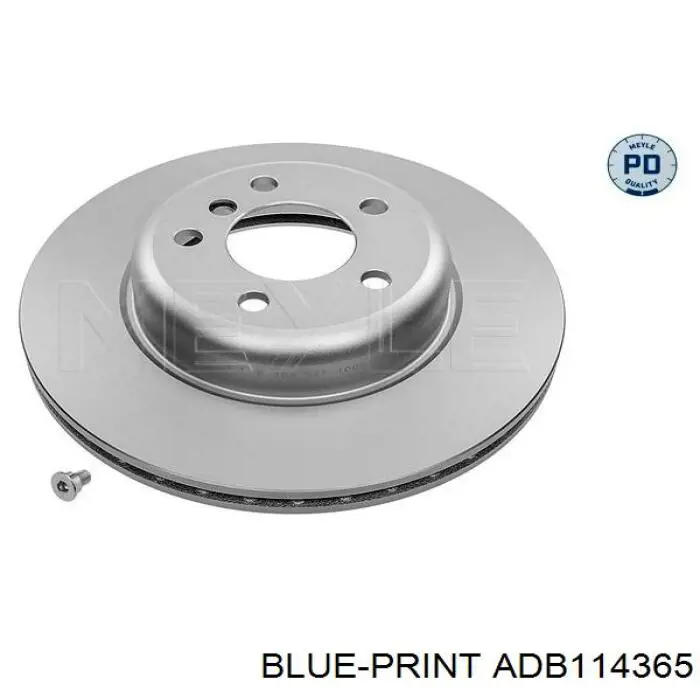 Передние тормозные диски ADB114365 Blue Print