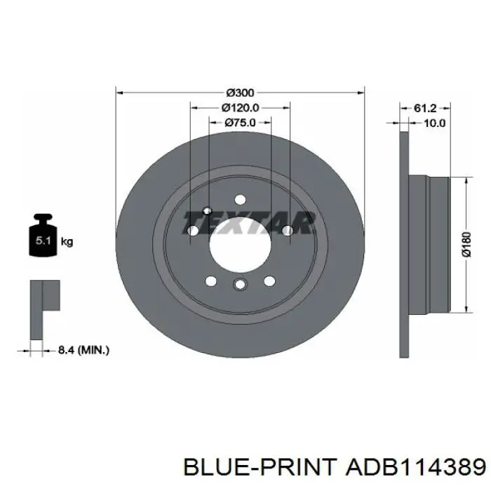 Тормозные диски PB1060 Starline