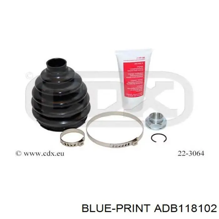 Пыльник ШРУСа внутренний ADB118102 Blue Print