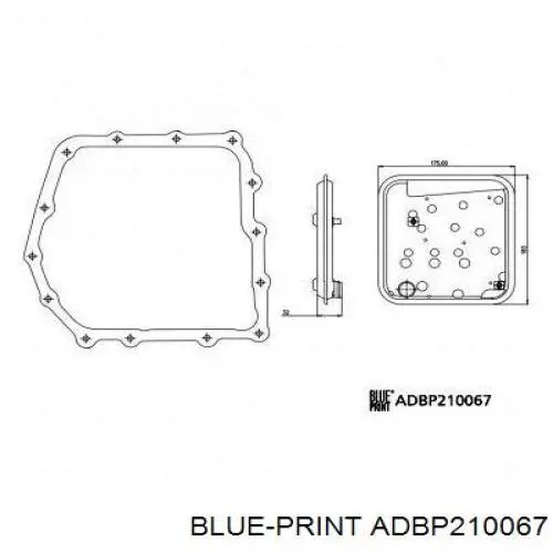 ADBP210067 Blue Print фильтр акпп
