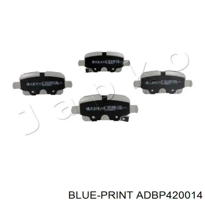 Купить ADBP420014 Blue Print Колодки тормозные задние, дисковые