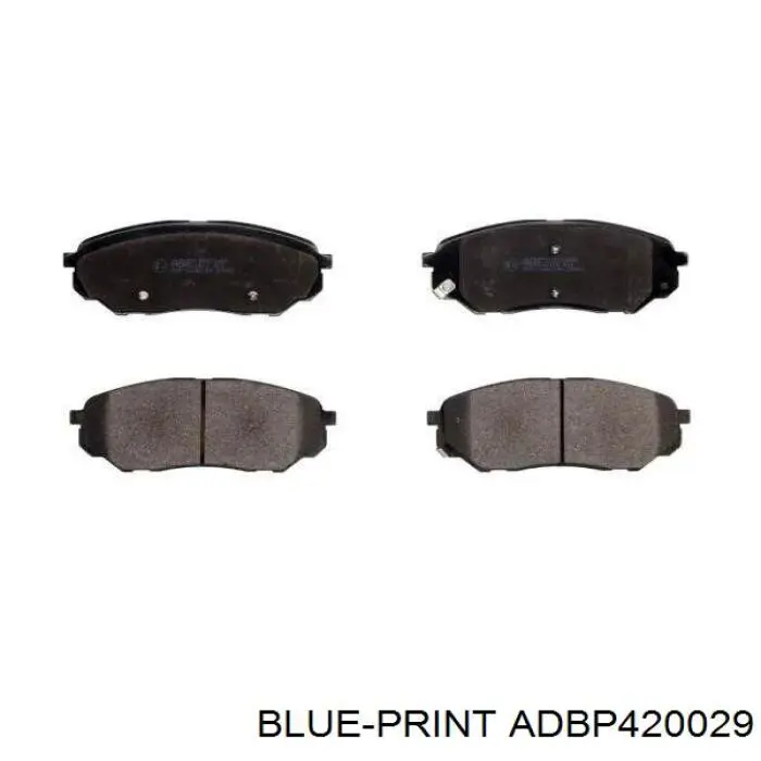 Pastillas de freno traseras ADBP420029 Blue Print