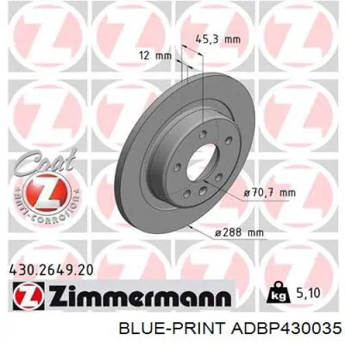  ADBP430035 Blue Print