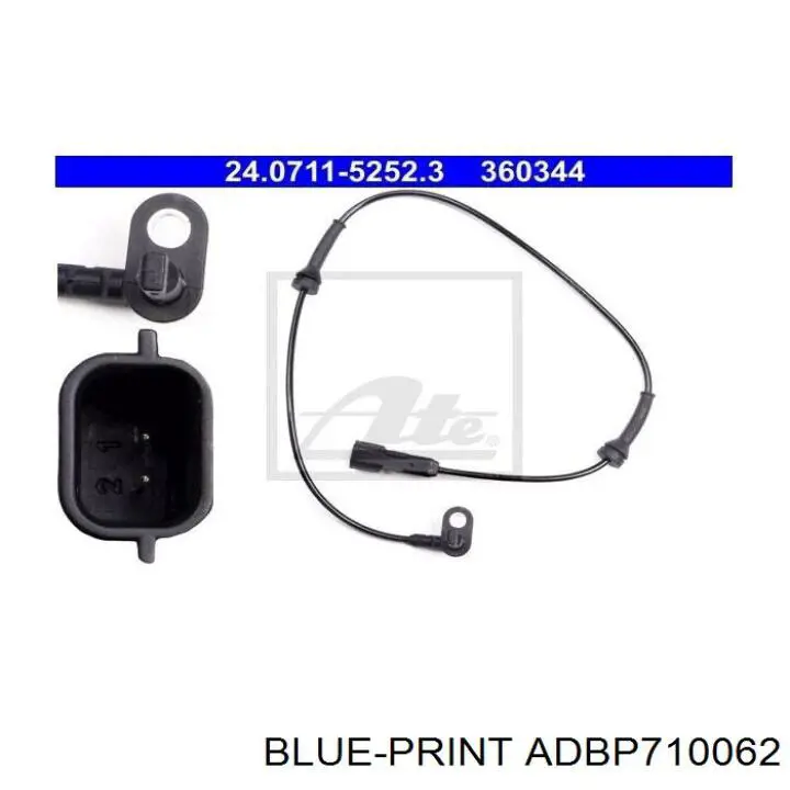 Датчик АБС задний 479509456R Renault (RVI)