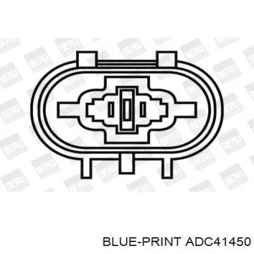 Купить ADC41450 Blue Print Катушка зажигания