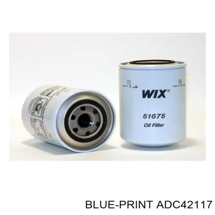 Фильтр очистки масла центробежный Blue Print ADC42117 цена, от 5.33 USD