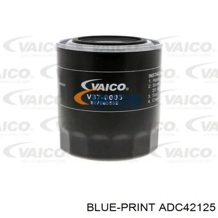 Фильтр очистки масла центробежный Blue Print ADC42125 цена, от 11.06 USD