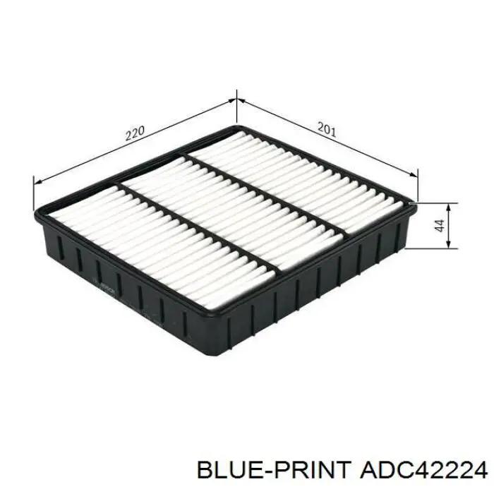 Купить ADC42224 Blue Print Автомобильный фильтр воздуха