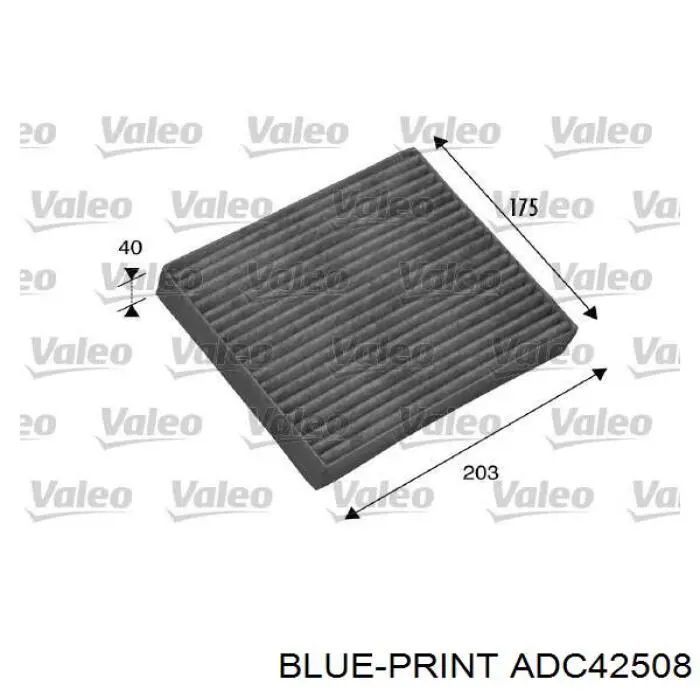 ADC42508 Blue Print Внутрисалонный фильтр