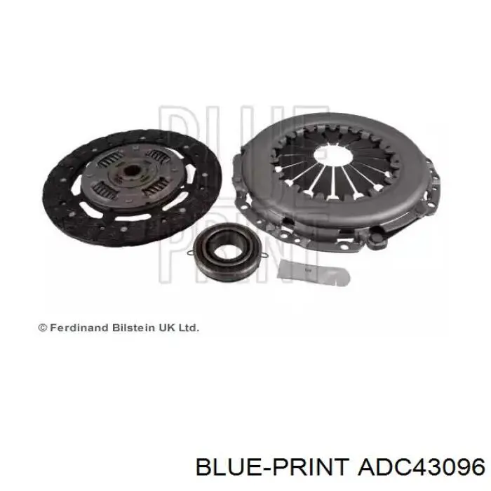 Комплект сцепления (3 части) Blue Print ADC43096 цена, от 195.06 USD