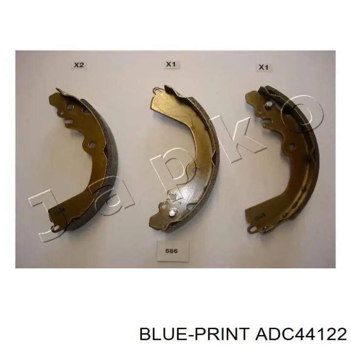 Тормоза рабочие задние ножные и тормозные барабаны Blue Print ADC44122 цена, от 16.29 USD