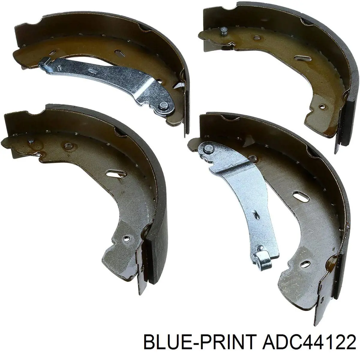 Купить ADC44122 Blue Print Задние барабанные тормозные колодки